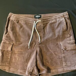RSQ Men's Brown Corduroy Shorts